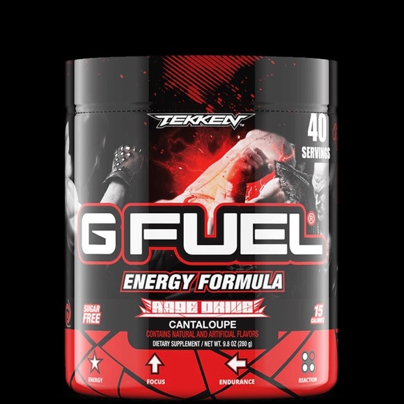 Gamma labs G FUEL Rage Drive Collector’s Box Inspired By Tekken NEW - Picture 3 of 7